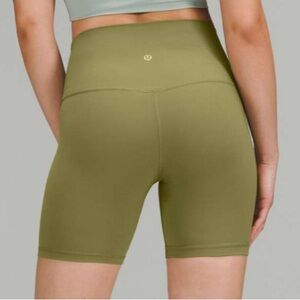 Lululemon Align High-Rise Short 6" Bronze Green Size 4